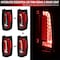 Spec-D Tuning LED TAILLIGHT GLOSSY BLACK HOUSING AND CLEAR LENS, 2PK LT-DEN07BKLED-SQ-RS - alternate 8